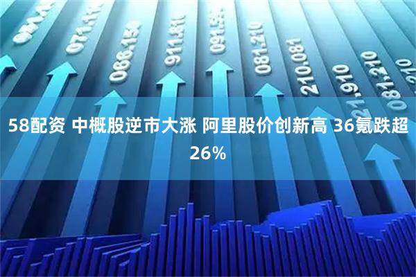 58配资 中概股逆市大涨 阿里股价创新高 36氪跌超26%